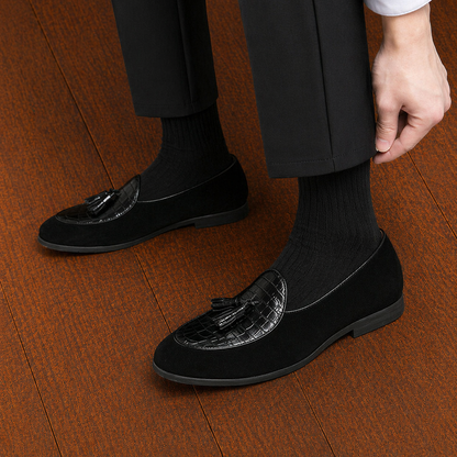 Leather Tassel Loafers