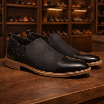 Slip-On Leather Shoes