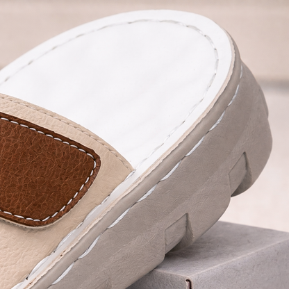 Leather Comfort Slides