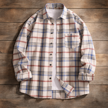 Cotton Plaid Shirt