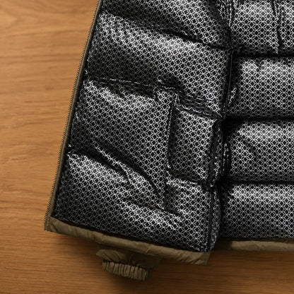 Contrast Panel Puffer Jacket