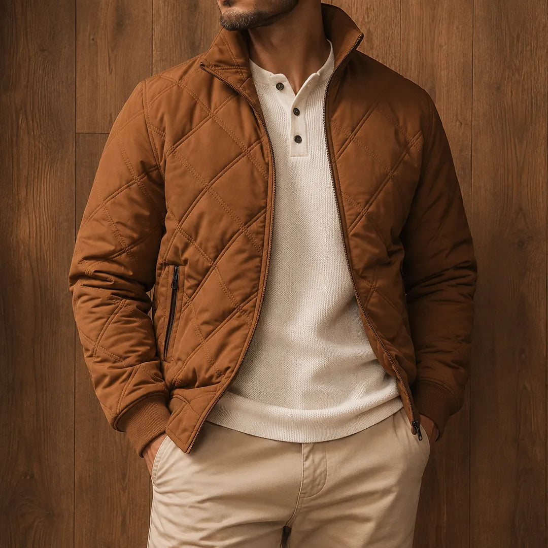 Diamond Quilted Jacket