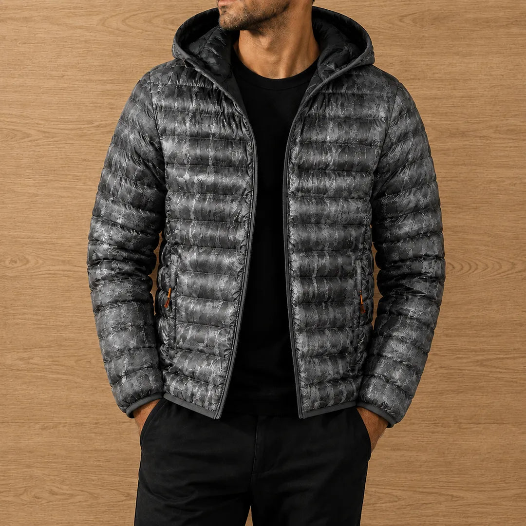 Quilted Hooded Jacket