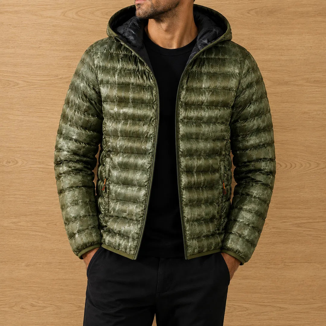 Quilted Hooded Jacket