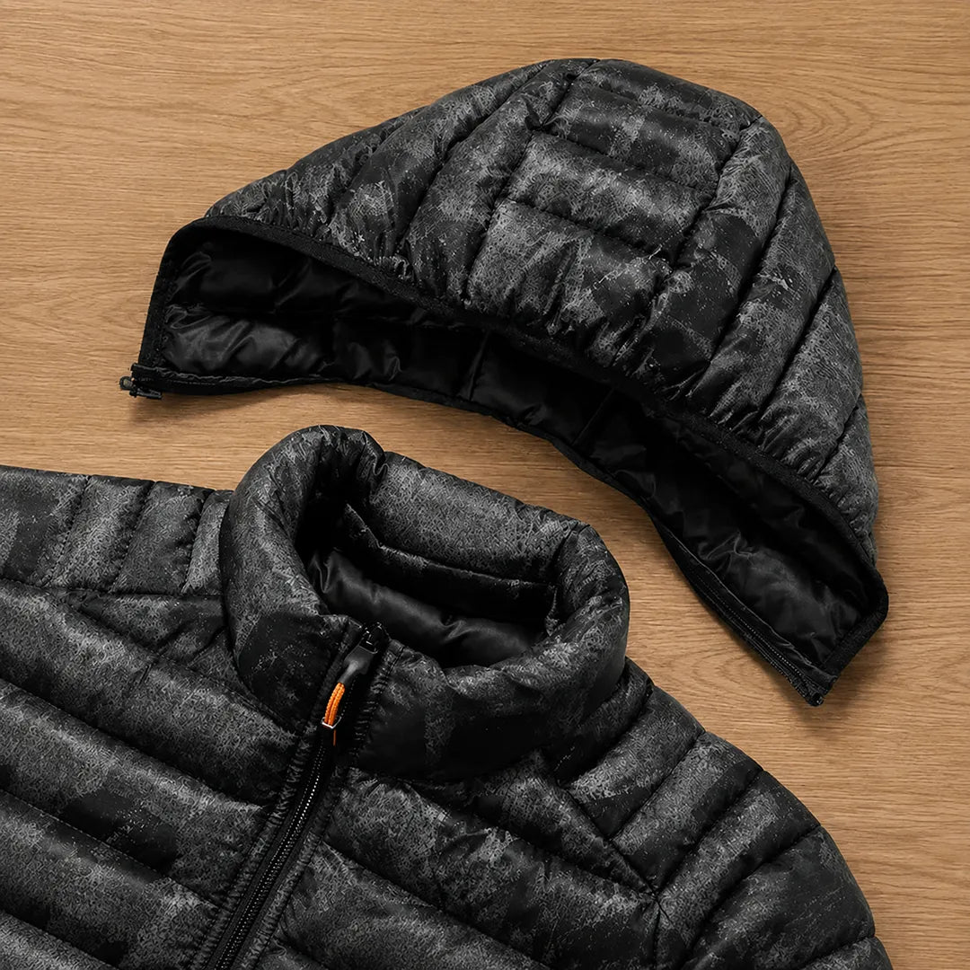 Quilted Hooded Jacket