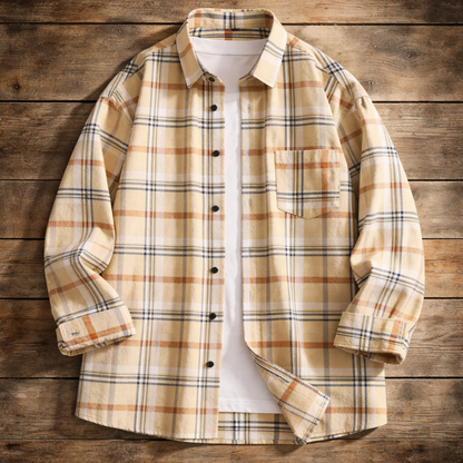 Cotton Plaid Shirt