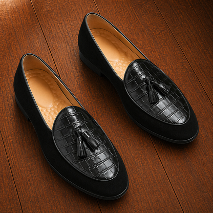 Leather Tassel Loafers