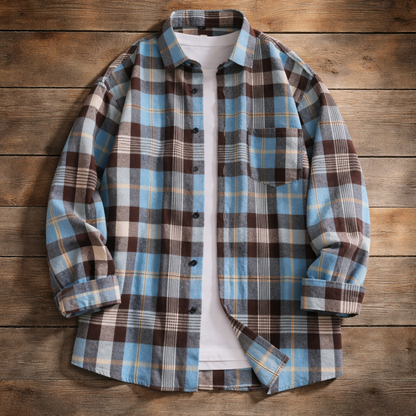 Cotton Plaid Shirt