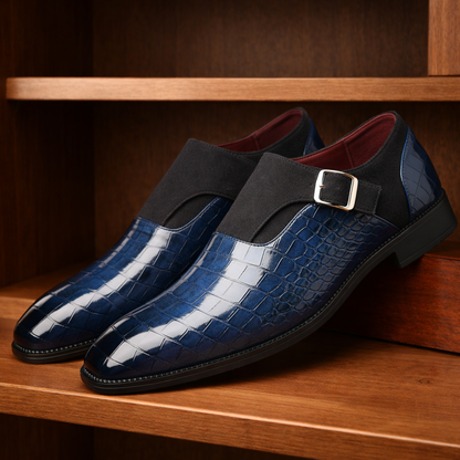Low Heel Leather Shoes