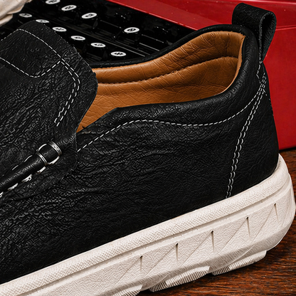 Leather Slip-On Shoes