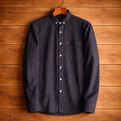 Striped Long-Sleeved Shirt